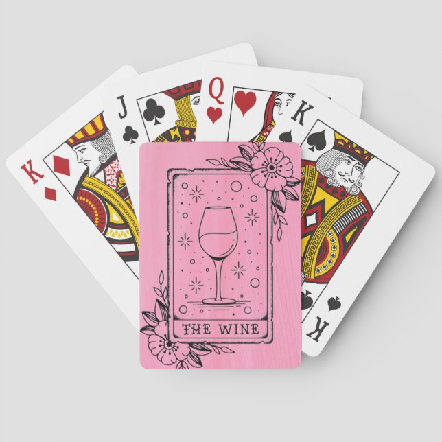 Wine Tarot Card (Back)