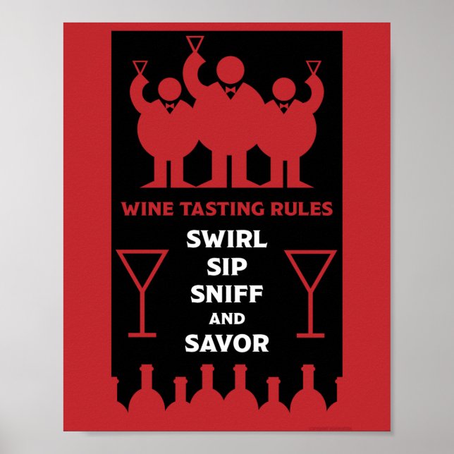 Wine Tasters  Poster (Front)