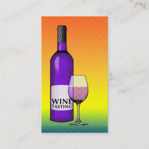 wine tasting business card