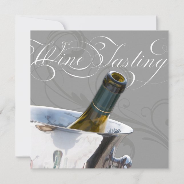 Wine Tasting Dinner Party Invitation (Front)