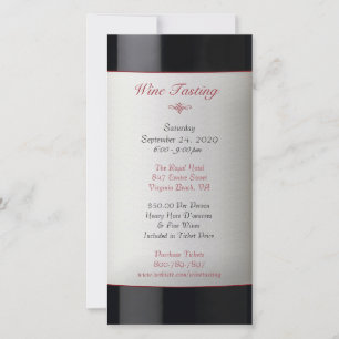 Wine Tasting Event Invitation