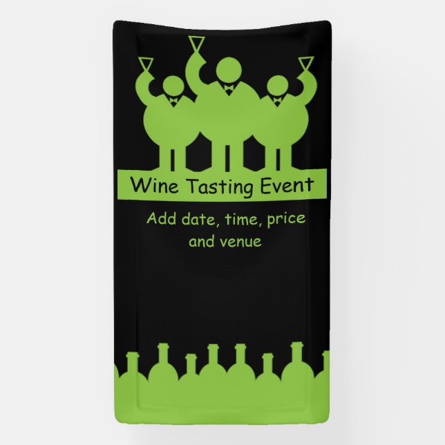 Wine Tasting Event Promotion Banner (Vertical)