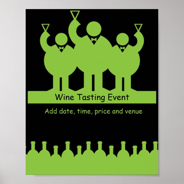 Wine Tasting Event Promotion Poster (Front)