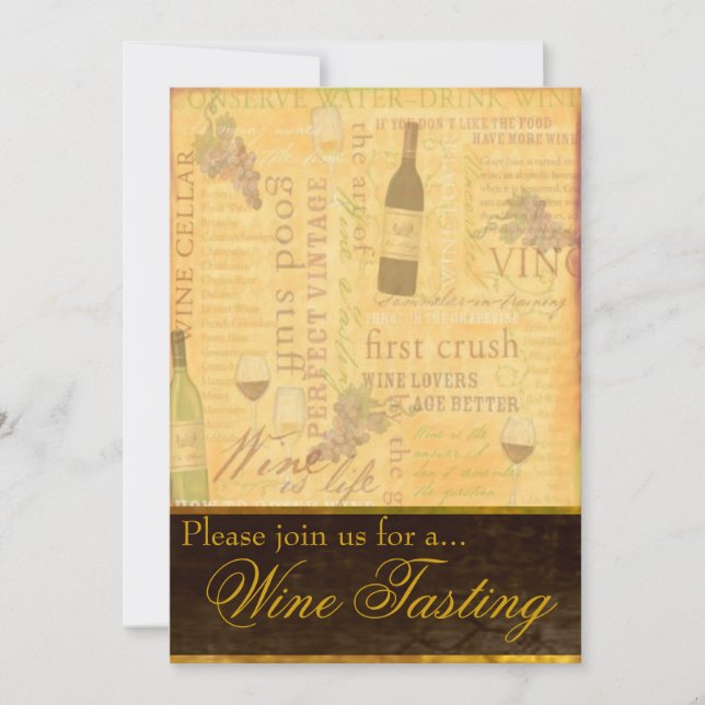Wine Tasting Invitation (Front)