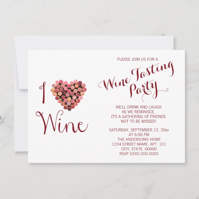 Wine Tasting Invitation (Front)