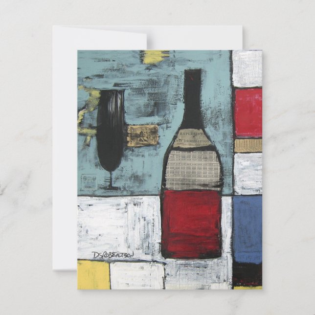 Wine Tasting Party Cheers Invitation (Front)