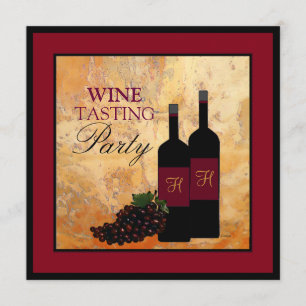 Wine Tasting Party Invitation