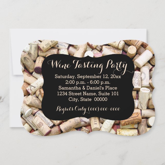 Wine Tasting Party Invitations (Front)