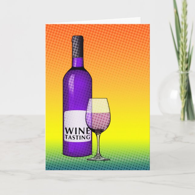 wine tasting party invitations (Front)