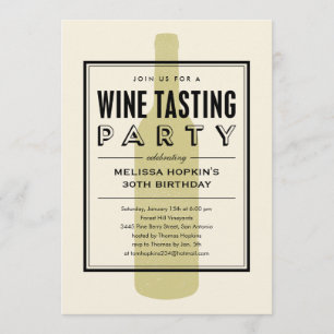 Wine Tasting Party Invitations