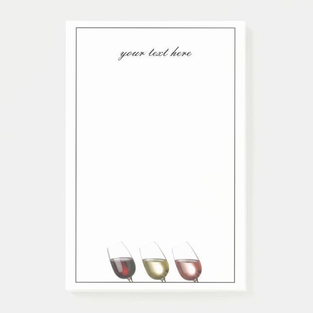 Wine tasting post-it notes (Front)