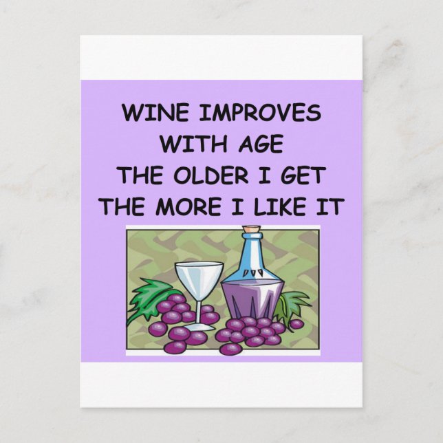 wine tasting postcard (Front)