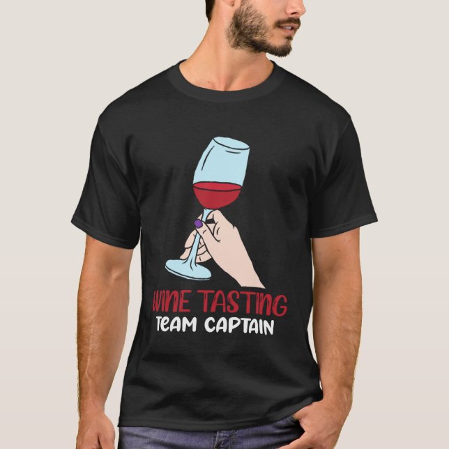 Wine Tasting Team Captain T-Shirt (Front)