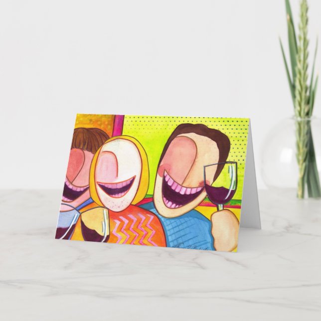 "Wine Teeth" Card (Front)