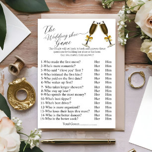 Wine The wedding shoe game bridal shower games Postcard