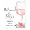 Wine theme, adult party, welcome sign