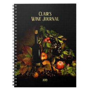 Wine Theme Still LIfe/Personalised Wine Journal