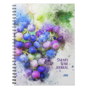 Wine Theme Still LIfe/Personalised Wine Journal