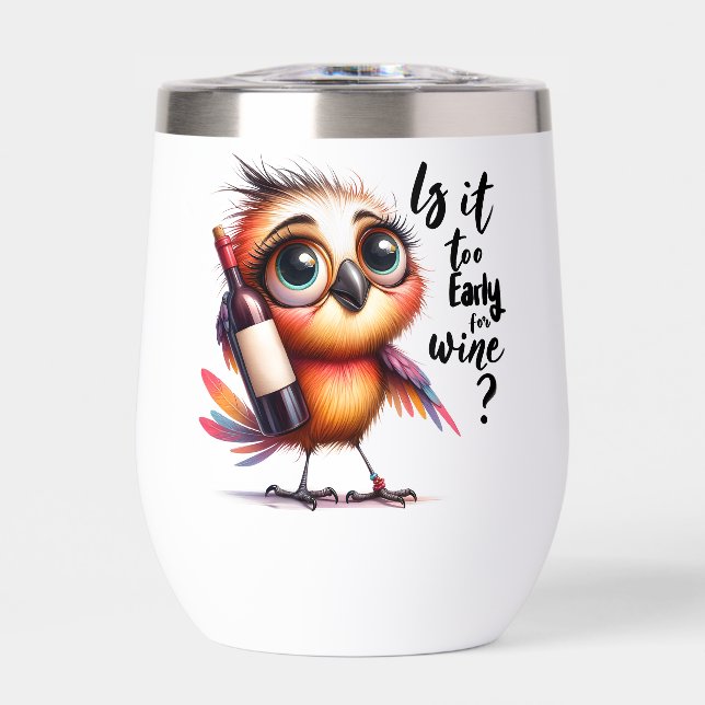 Wine Thermal Wine Tumbler (Front)