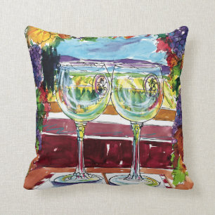 Wine Throw Pillow