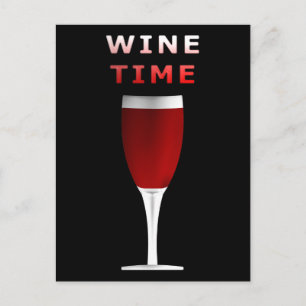 Wine Time Postcard