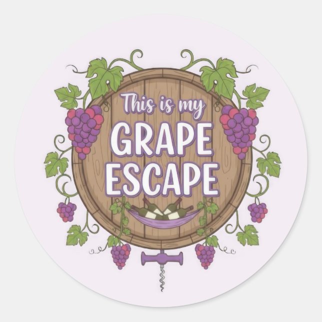Wine Time Sticker Set (Front)