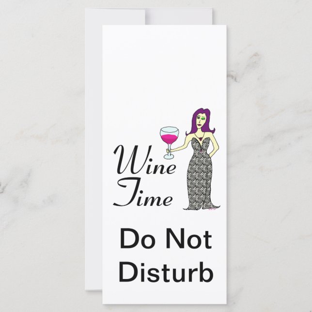 "Wine Time" WineWomenDesigns.com Promotional (Front)