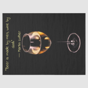 Wine Tissue Paper with Quote from Martin Luther