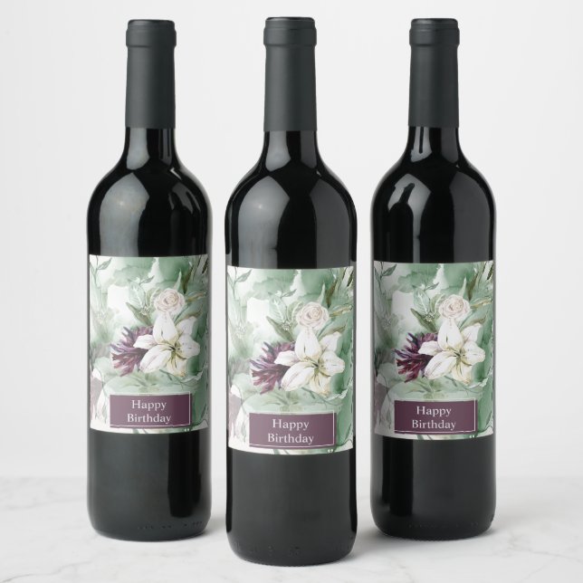 Wine Tote Label (Bottles)