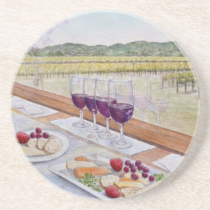 Wine Train Happy Hour Coaster