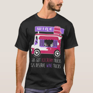 Wine Truck Funny Ice Cream Truck Parody funny yoga T-Shirt