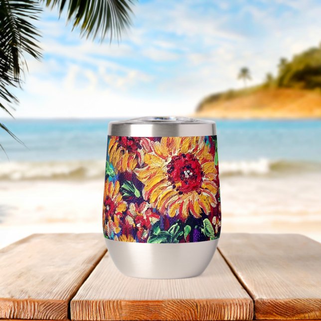 Wine Tumbler (Beach (Rotated))