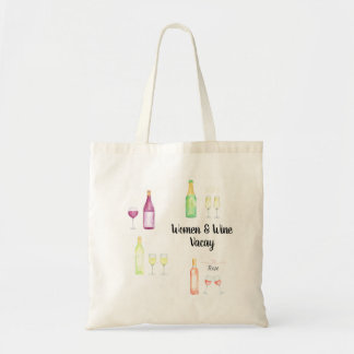 Wine Vacation Tote Bag