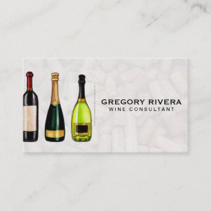Wine Varieties Vineyard Tastings Business Card