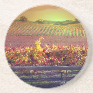 Wine Vineyard Coaster