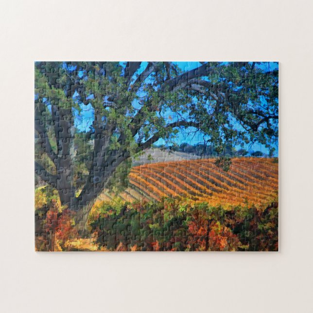 Wine Vineyard Jigsaw Puzzle (Horizontal)