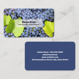 Wine Vineyard Sommelier Business Card