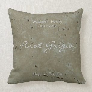Wine Vineyard Throw Pillow