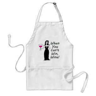 Wine Vixen Simply Wicked When You Can't Win, Wine Standard Apron