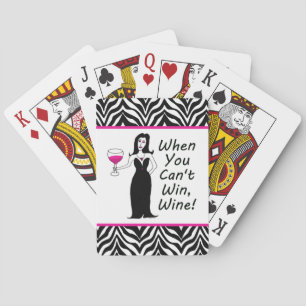 Wine Vixen When You Can't Win, Wine Playing Cards