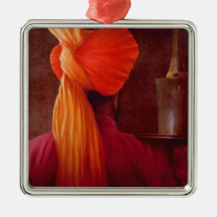 Wine Waiter at the Taj Metal Tree Decoration