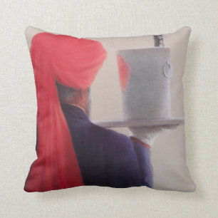 Wine Waiter Jaipur 2012 Cushion