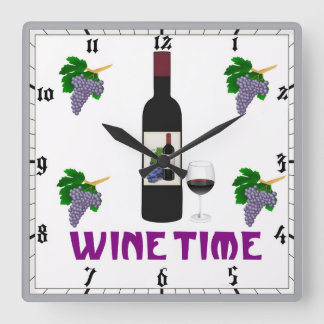 Wine Wall Clock