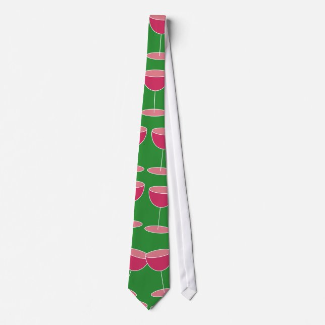 Wine Wallpaper Tie (Front)