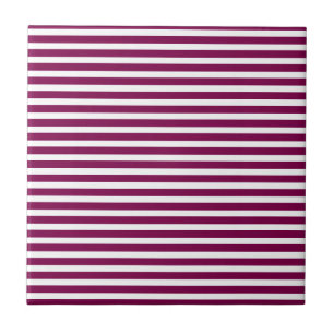 Wine White Strips Simple Stylish Modern Minimal Ceramic Tile