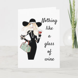 WINE WILL MAKE YOU NOT CARE HOW OLD YOU ARE CARD