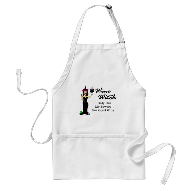 Wine Witch Apron (Front)