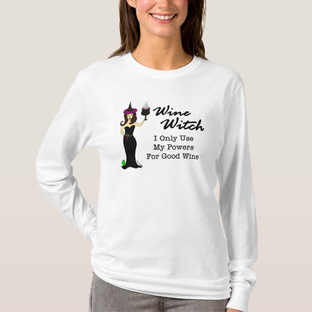 Wine Witch T-Shirt (Front)