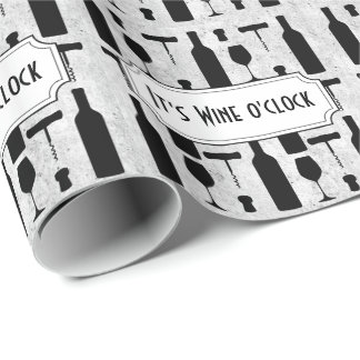 Wine Wrapping Paper