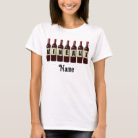 Wineaux Red Wine Bottles Lined Up Customised